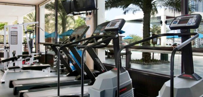 Bild auf das Fitness-Studio im Hotel Hilton Ras al Khaimah